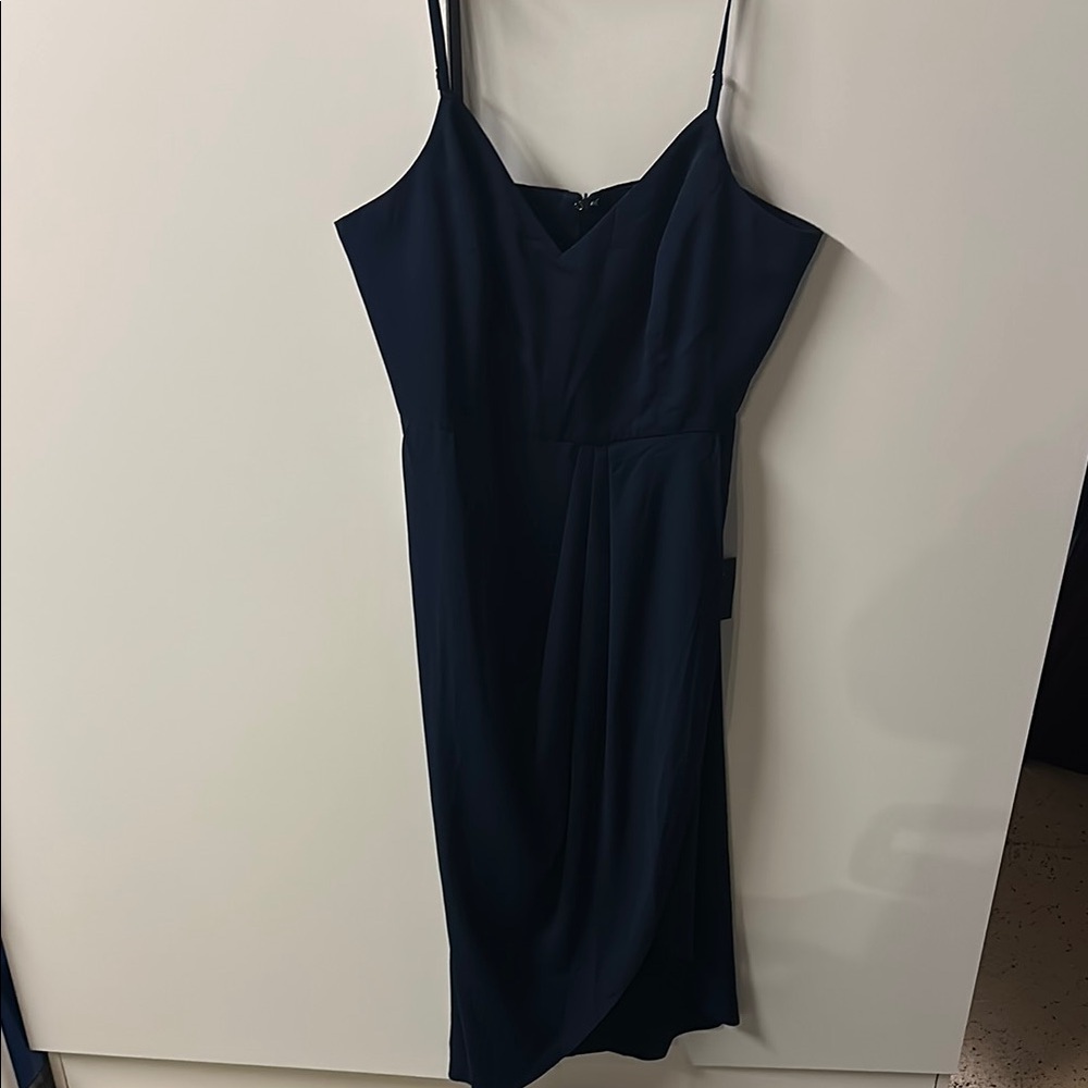 Lulu's Blue Sleeveless Midi Sundress